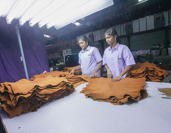 sewing leather garments